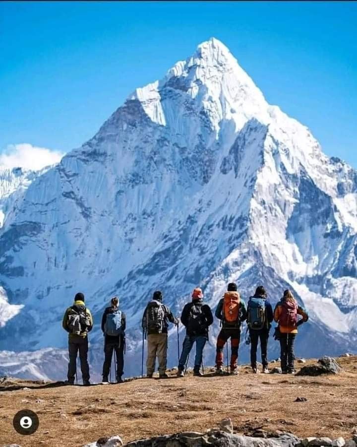 Beautiful view of Ama Dablam __photo _simococco__#Nepal